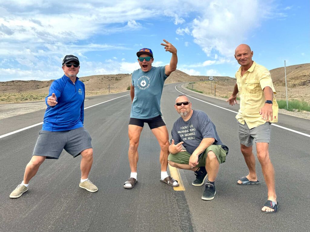 Our Group on the road